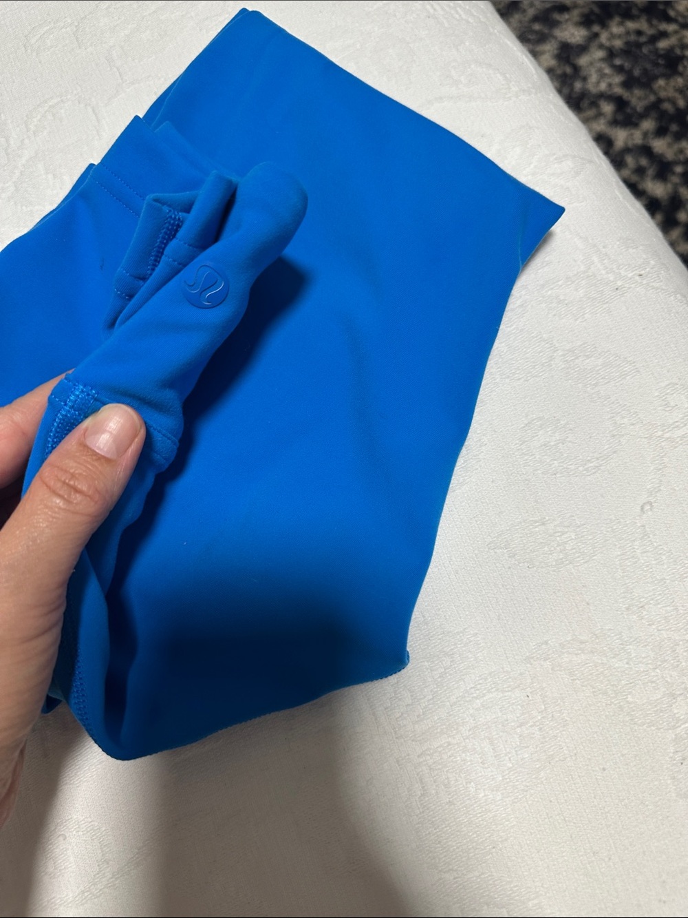Lemon Bright Blue Women's Athletic Shorts